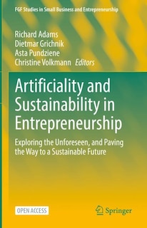 Couverture_Artificiality and Sustainability in Entrepreneurship