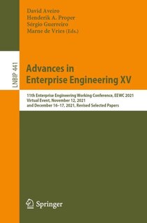 Front cover_Advances in Enterprise Engineering XV