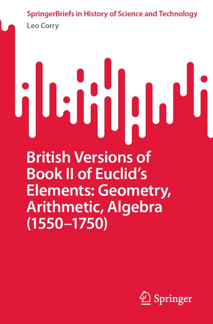 Couverture_British Versions of Book II of Euclid's Elements