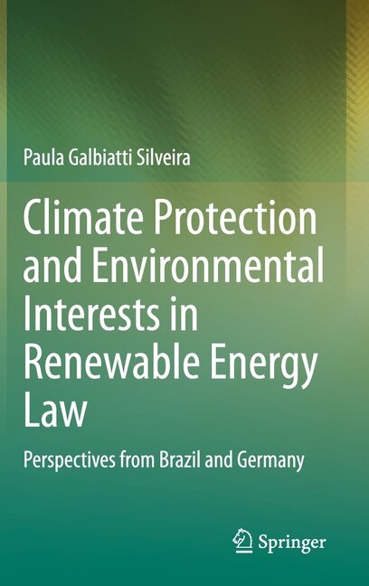 Couverture_Climate Protection and Environmental Interests in Renewable Energy Law