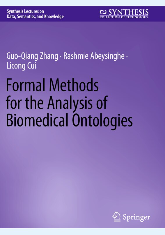 Front cover_Formal Methods for the Analysis of Biomedical Ontologies