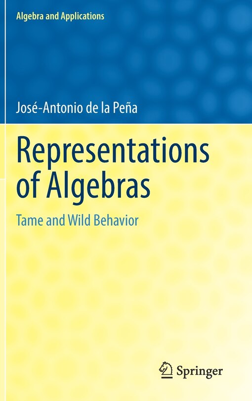Front cover_Representations of Algebras