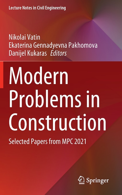 Front cover_Modern Problems in Construction