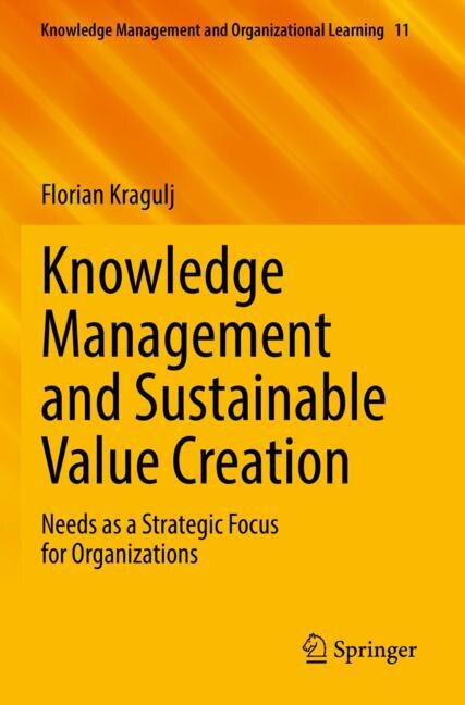 Front cover_Knowledge Management and Sustainable Value Creation