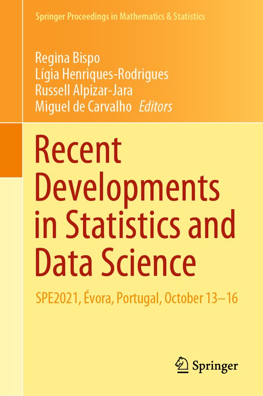 Couverture_Recent Developments in Statistics and Data Science