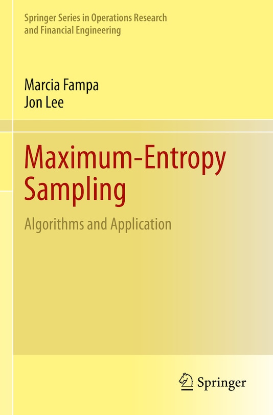 Front cover_Maximum-Entropy Sampling