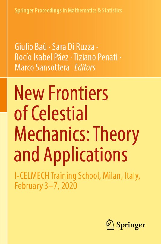 Couverture_New Frontiers of Celestial Mechanics