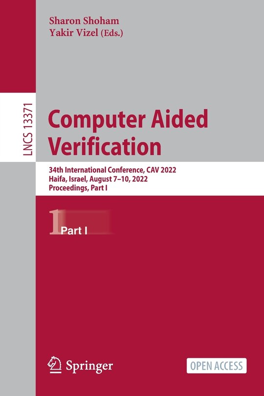 Front cover_Computer Aided Verification
