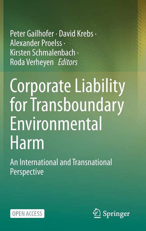 Couverture_Corporate Liability for Transboundary Environmental Harm