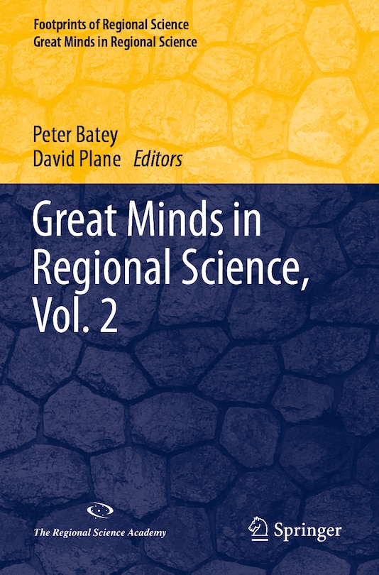 Couverture_Great Minds in Regional Science, Vol. 2