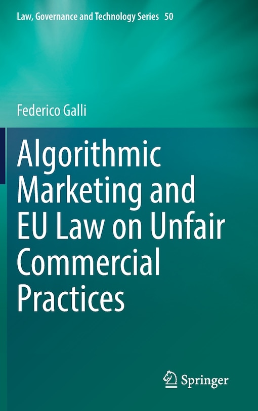 Couverture_Algorithmic Marketing and EU Law on Unfair Commercial Practices