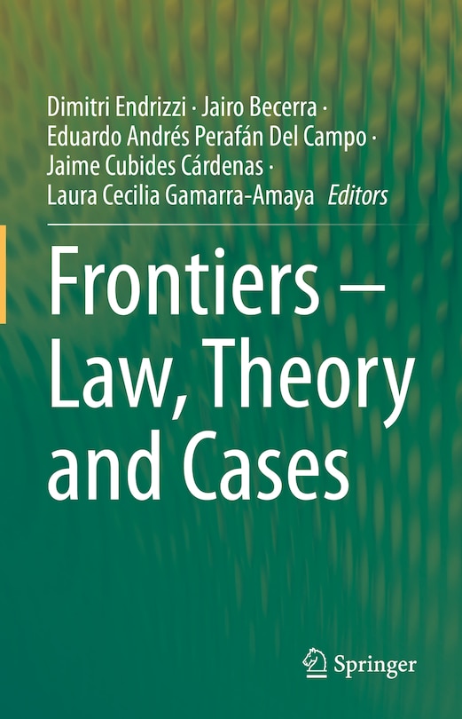 Couverture_Frontiers - Law, Theory and Cases