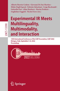 Front cover_Experimental IR Meets Multilinguality, Multimodality, and Interaction