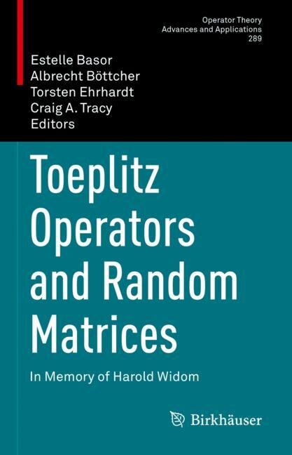 Front cover_Toeplitz Operators and Random Matrices