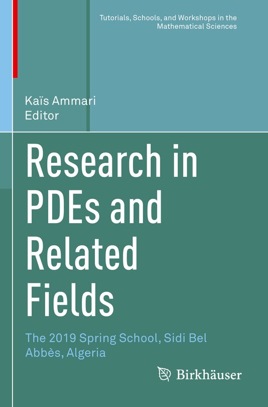 Front cover_Research in PDEs and Related Fields