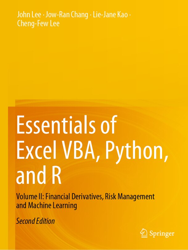 Front cover_Essentials of Excel Vba, Python, and R