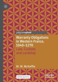 Front cover_Warranty Obligations in Western France, 1040-1270