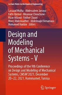 Front cover_Design and Modeling of Mechanical Systems - V