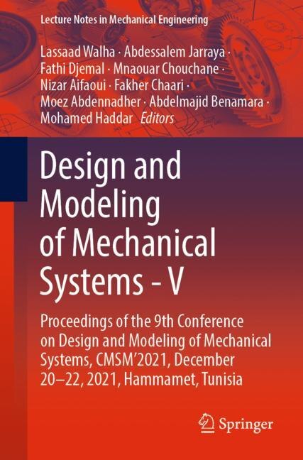 Front cover_Design and Modeling of Mechanical Systems - V