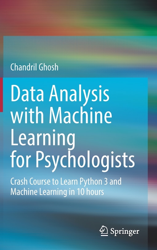 Couverture_Data Analysis with Machine Learning for Psychologists