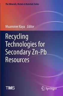 Front cover_Recycling Technologies for Secondary Zn-Pb Resources