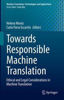 Front cover_Towards Responsible Machine Translation