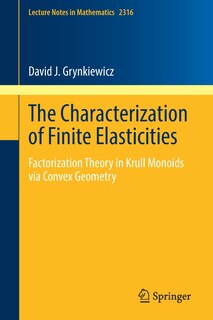 Front cover_The Characterization of Finite Elasticities