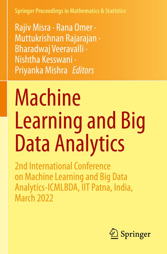 Couverture_Machine Learning and Big Data Analytics