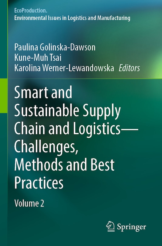 Couverture_Smart and Sustainable Supply Chain and Logistics - Challenges, Methods and Best Practices