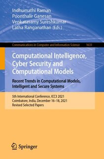 Front cover_Computational Intelligence, Cyber Security and Computational Models. Recent Trends in Computational Models, Intelligent and Secure Systems