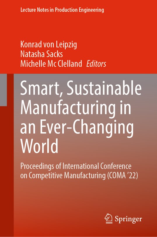 Front cover_Smart, Sustainable Manufacturing in an Ever-Changing World
