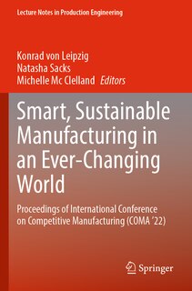 Couverture_Smart, Sustainable Manufacturing in an Ever-Changing World