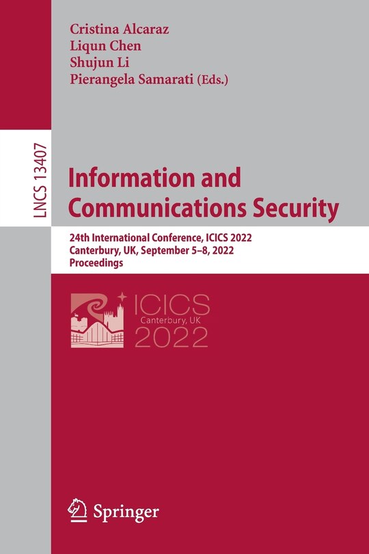 Front cover_Information and Communications Security