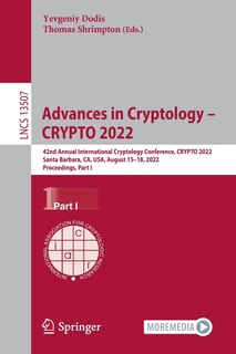 Front cover_Advances in Cryptology - CRYPTO 2022