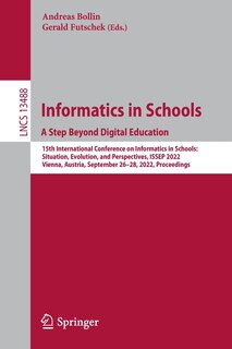 Front cover_Informatics in Schools. A Step Beyond Digital Education