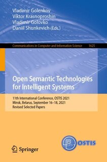 Front cover_Open Semantic Technologies for Intelligent Systems