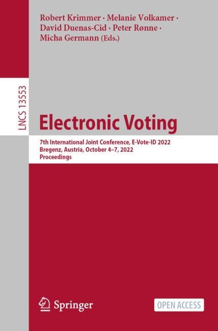 Front cover_Electronic Voting