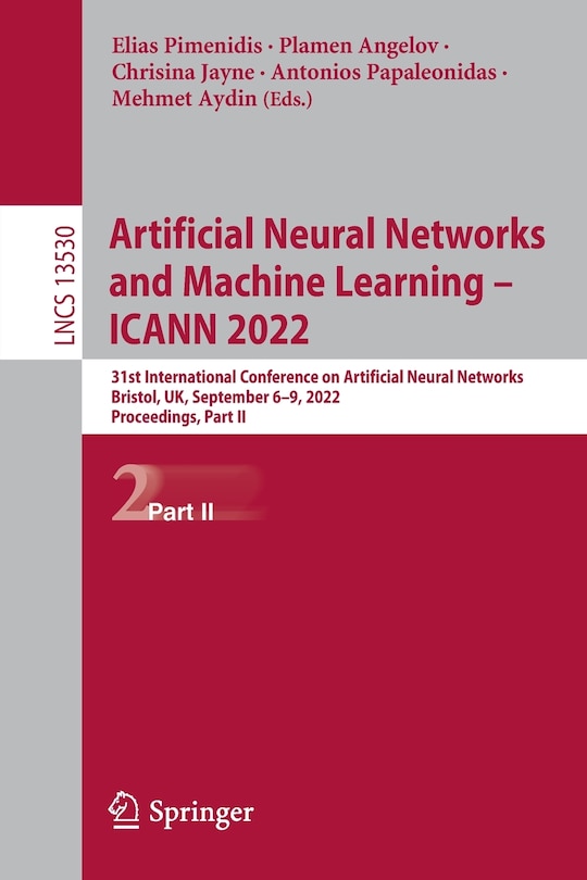 Couverture_Artificial Neural Networks and Machine Learning - ICANN 2022