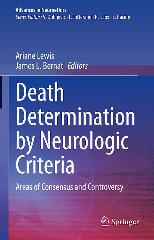 Couverture_Death Determination by Neurologic Criteria