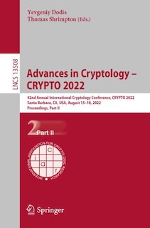 Couverture_Advances in Cryptology - CRYPTO 2022