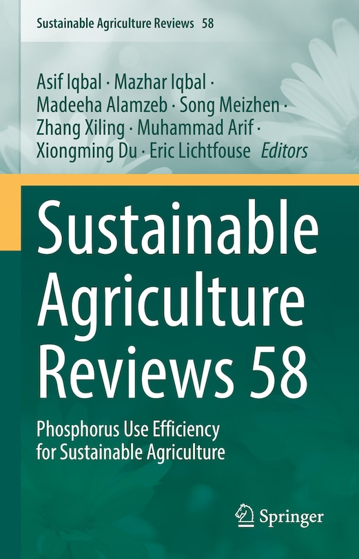 Front cover_Sustainable Agriculture Reviews 58