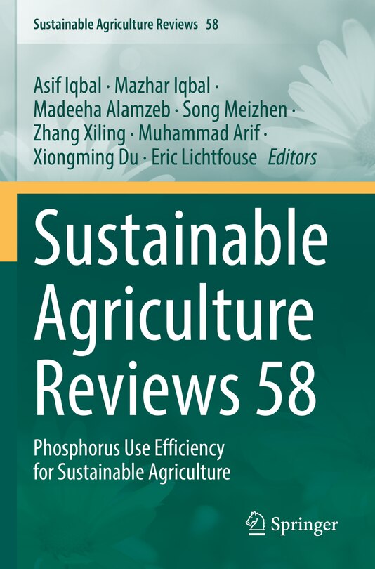 Front cover_Sustainable Agriculture Reviews 58