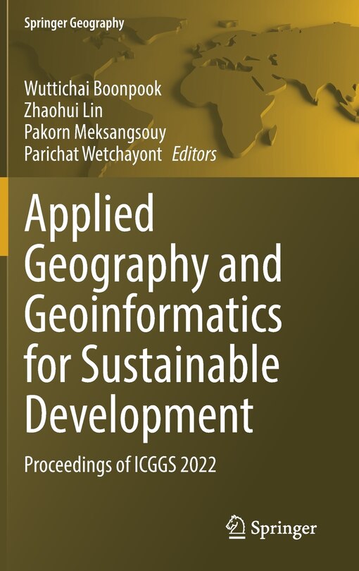 Front cover_Applied Geography and Geoinformatics for Sustainable Development