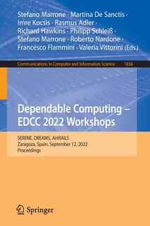 Couverture_Dependable Computing - EDCC 2022 Workshops