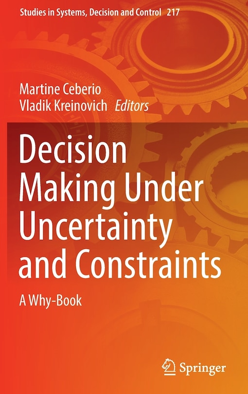 Front cover_Decision Making under Uncertainty and Constraints