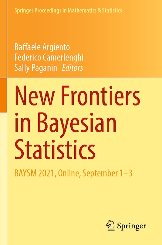 Front cover_New Frontiers in Bayesian Statistics