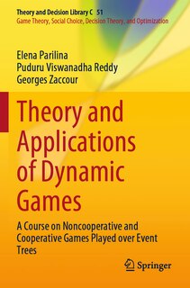 Couverture_Theory and Applications of Dynamic Games