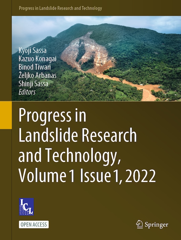 Couverture_Progress in Landslide Research and Technology, Volume 1 Issue 1, 2022