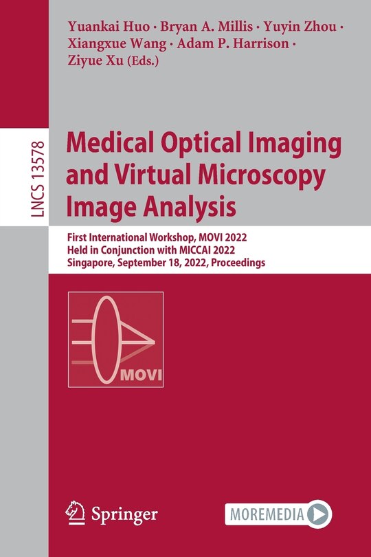 Front cover_Medical Optical Imaging and Virtual Microscopy Image Analysis