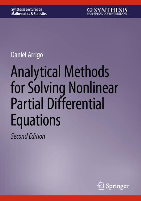 Front cover_Analytical Methods for Solving Nonlinear Partial Differential Equations